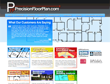 Tablet Screenshot of precisionfloorplan.com